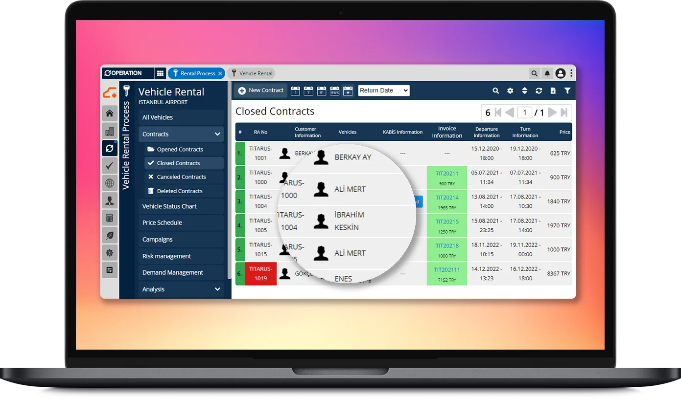 Track Your Open and Closed Contracts