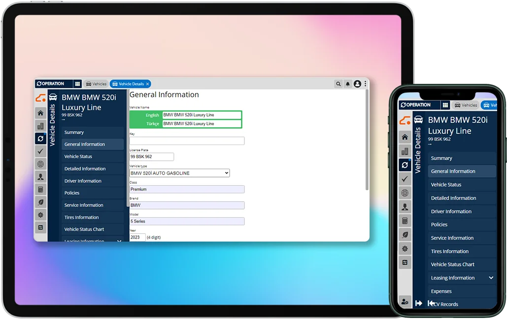 Vehicle General Information