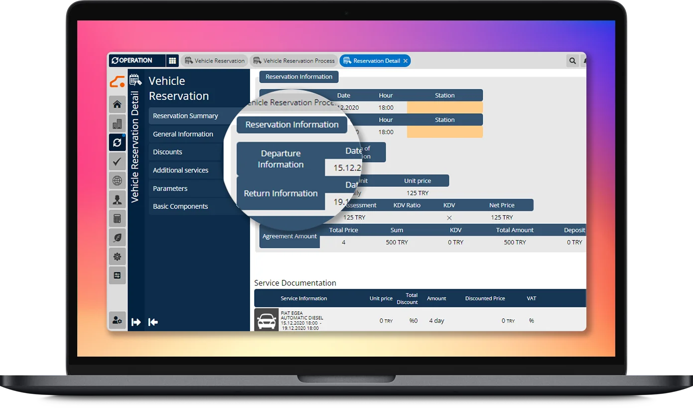 Vehicle Reservation Management