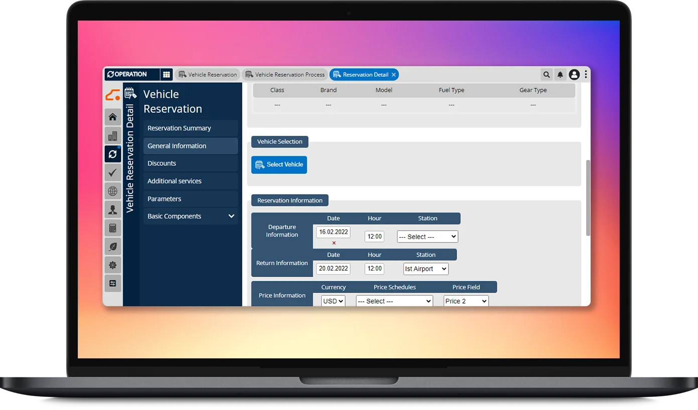 Chauffeured Car Reservation Management
